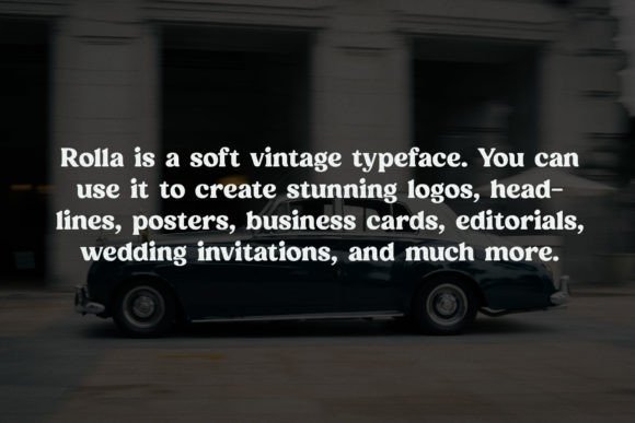 Rolla Font preview 3