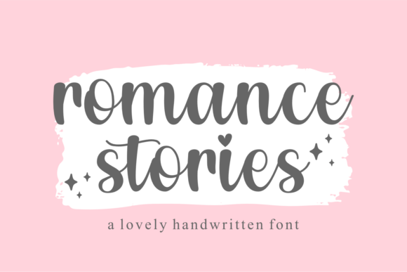 Romance Stories Font