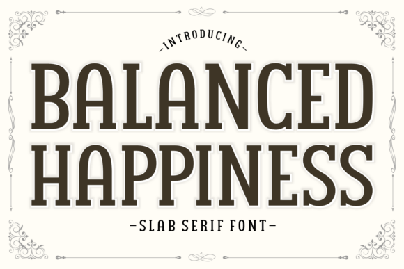 Balanced Happiness Font