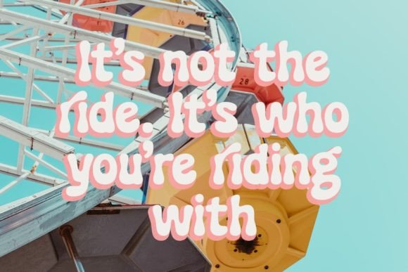 Roller Girl Font preview 3