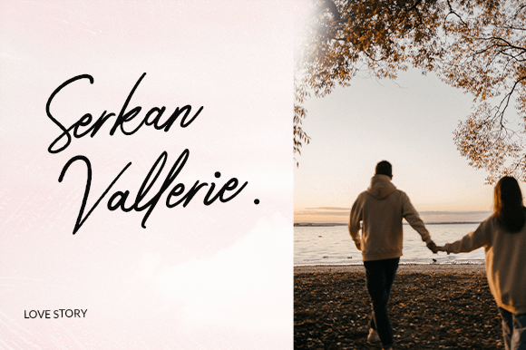 Romantic Ending Font preview 2