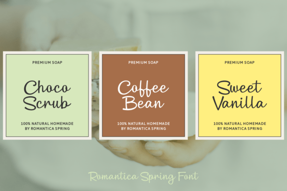 Romantica Spring Font preview 2