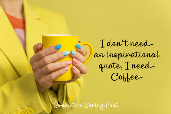 Romantica Spring Font preview 3