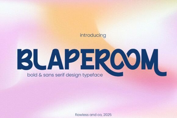 Blaperoom Font preview 5