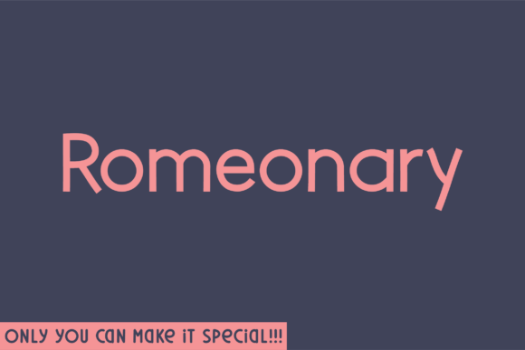 Romeonary Font