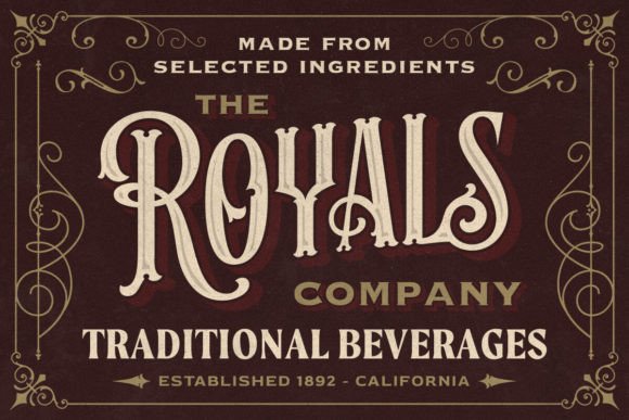 Ronders Font preview 2