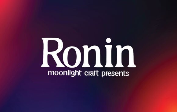 Ronin Font preview 2