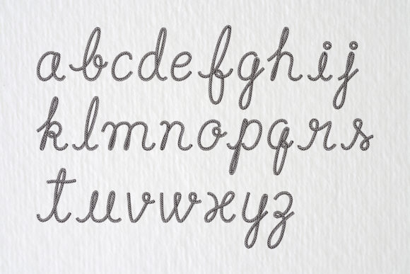 Rope Font preview 5