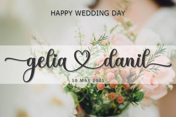 Rosaline Font preview 2