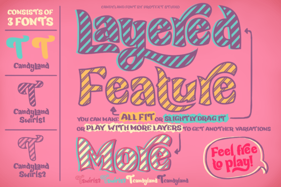 Candy Land Font preview 2