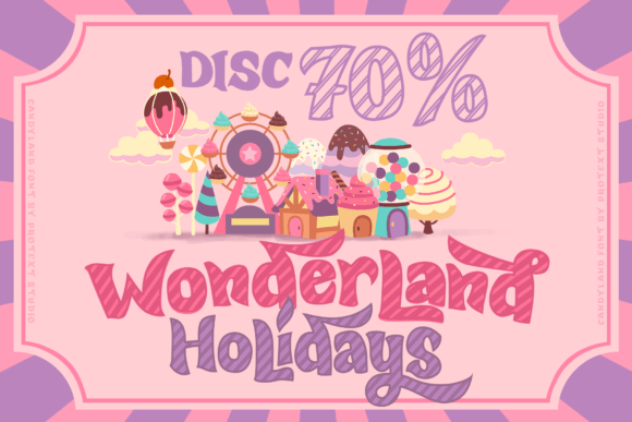 Candy Land Font preview 4