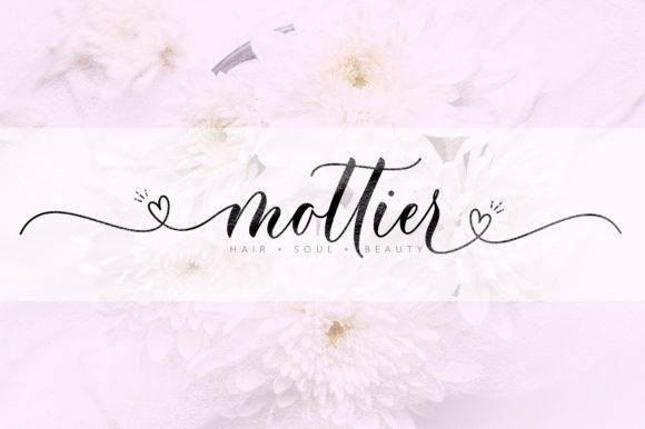 Roselya Script Font Font preview 3