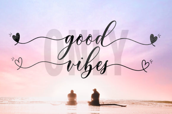Roselya Script Font Font preview 4