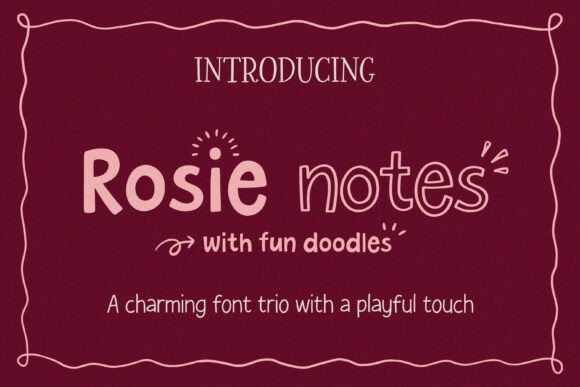 Rosie Notes Font