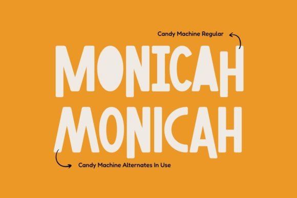 Candy Machine Font preview 3
