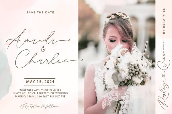 Rosliya Queen Font preview 2