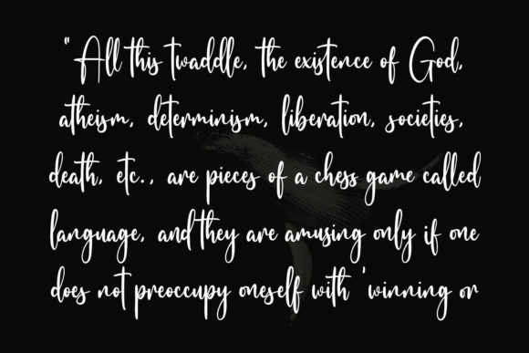 Rossa Emilobe Font preview 3