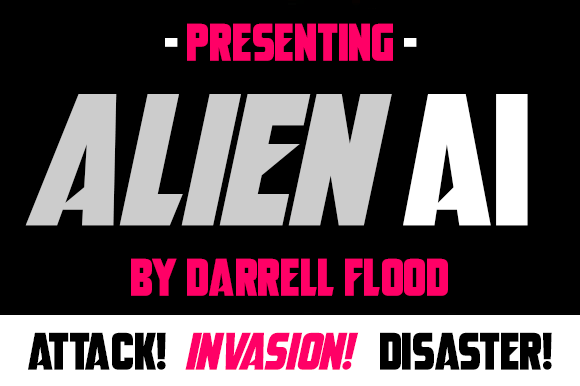 Alien AI Font Font