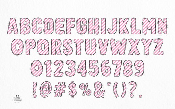 Candy Pink Font preview 2