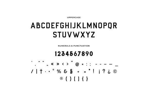 Rough Flannel Font preview 4