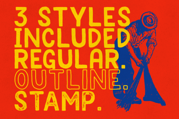 Roughwell Family Font preview 3
