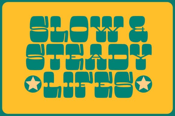 Round Timber Font preview 2