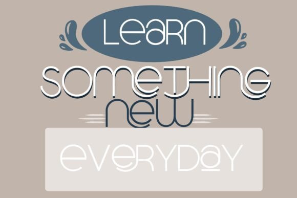 Roundabout Font preview 3