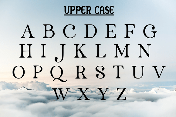 Ballards of Heaven Font preview 2
