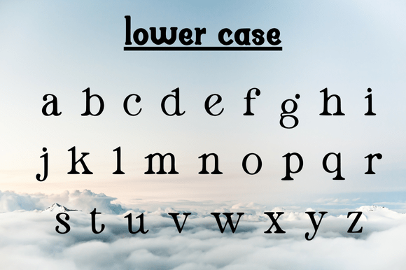 Ballards of Heaven Font preview 3