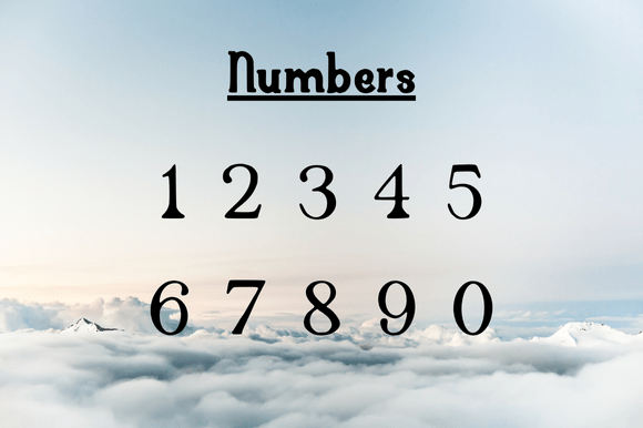 Ballards of Heaven Font preview 4