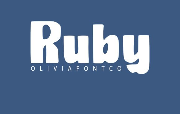 Ruby Font preview 2