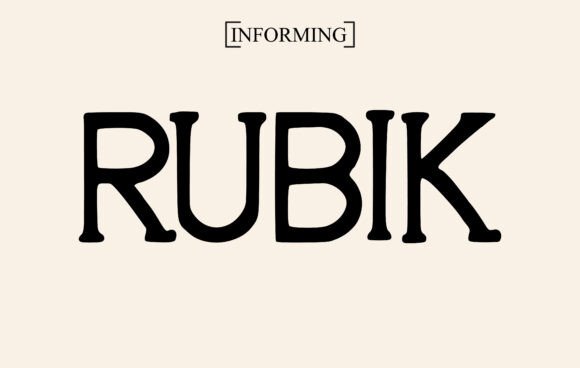 Rubik Font preview 2