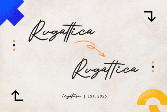 Rugattica Font preview 3
