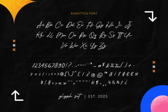 Rugattica Font preview 4