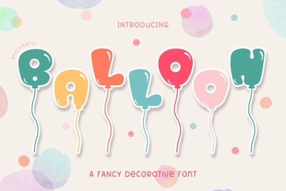 Balloon Font Balloon Font