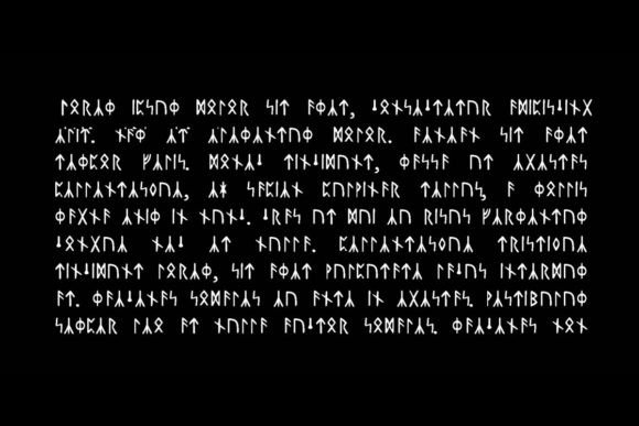 Runegrim Font preview 4