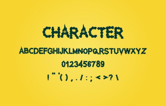 Cannabis Font preview 3