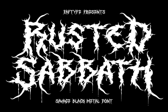Rusted Sabbath Font Rusted Sabbath Font