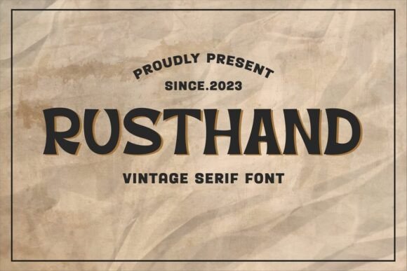 Rusthand Font Rusthand Font
