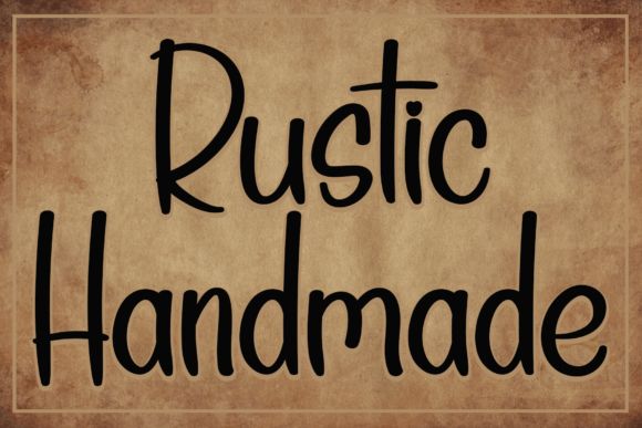 Rustic Handmade Font