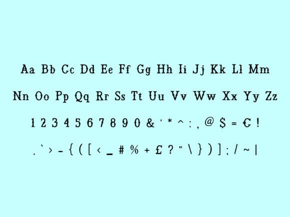 Rustic Serif Font preview 3