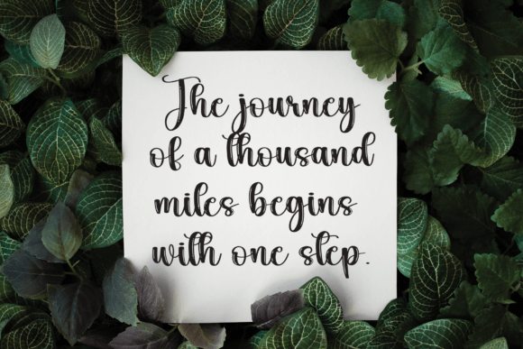 Rustic Signature Font preview 3