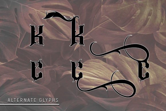 Rusticle Font preview 3