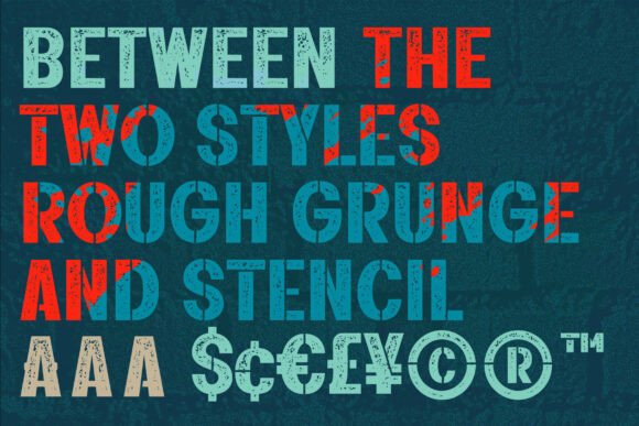 Rustline Font preview 3