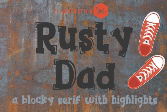 Rusty Dad Font