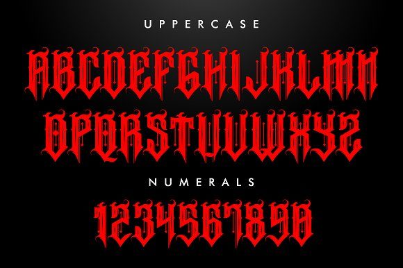 Ruthless Font preview 2