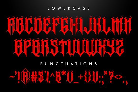 Ruthless Font preview 3