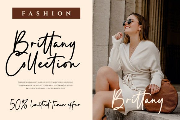 Ruttany Font preview 3