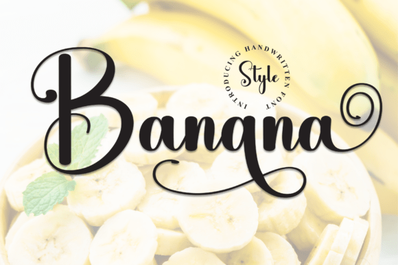 Banana Font preview 2