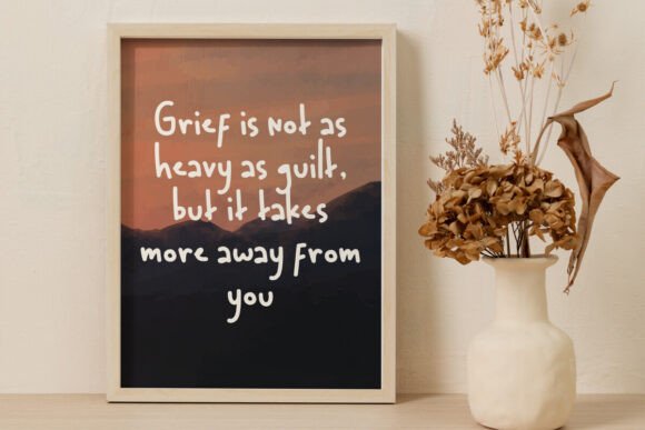 Sad Ending Font preview 4